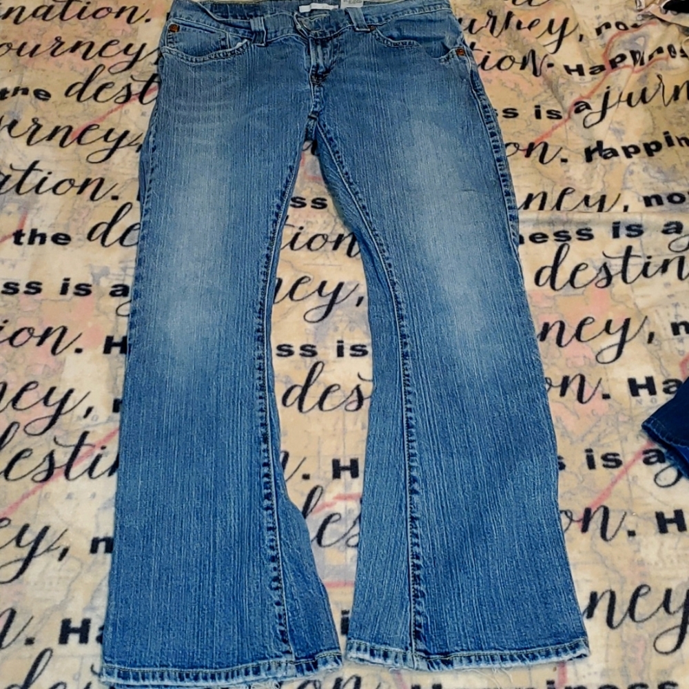 Levi's womans vintage 542 Blue size 8M Flare legs